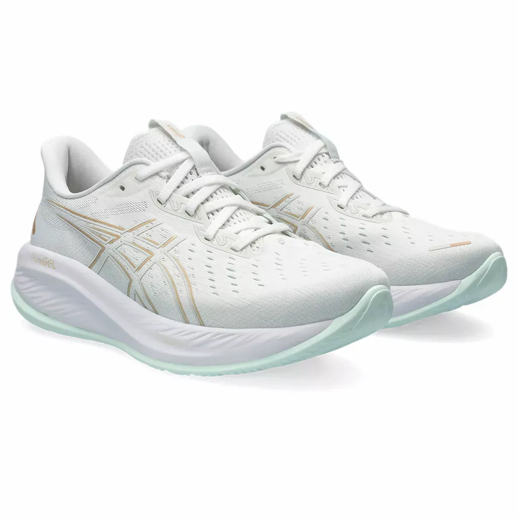 ASICS レディース スニーカー ホワイト ASICS Women's Gel-Cumulus 26 WHITE/PALE MINT